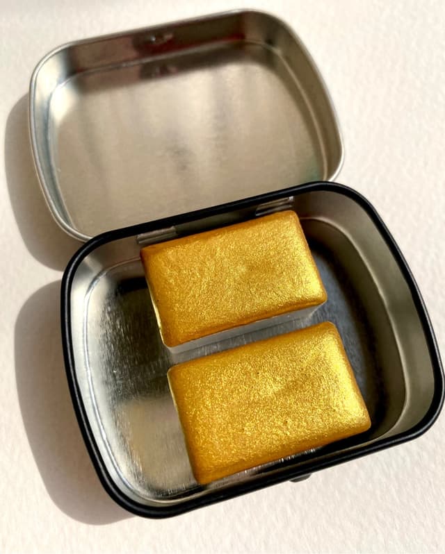 (2 Pcs) 24k Gold Full Pans